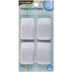 Dritz Home Drapery Lead Weights Covered 1 inch 12 Per Pkg 