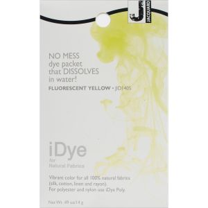 Jacquard iDye Fabric Dye 14g Fluorescent Yellow