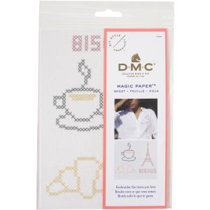 DMC Magic Paper Pre Printed Needlework Designs Paris Cross Stitch