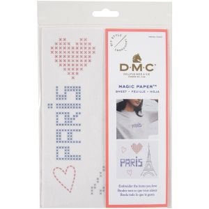 DMC Magic Paper Pre Printed Needlework Designs French Touch Cross Stitch