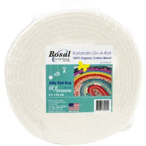 Bosal Katahdin On A Roll 100 Percent Organic Cotton Batting 2.5 inch X25Yd