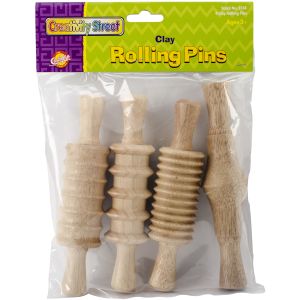 Modeling Clay Rolling Pins 4 Per Pkg 