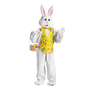 Rubies Adult Standard Fluffy Bunny Mascot Costume