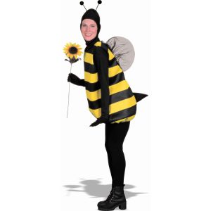 Womens Bumble Bee Costume Black Yellow Standard