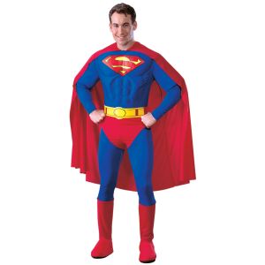 Dc Comics Deluxe Muscle Chest Superman Costume Medium