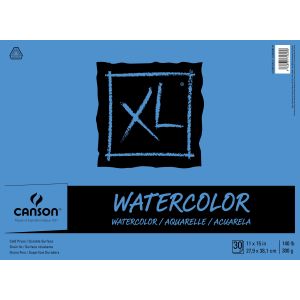Canson XL Watercolor Paper Pad 11 inch X15 inch 30 Sheets