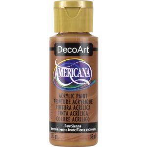 Americana Acrylic Paint 2oz Raw Sienna Opaque