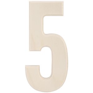 Baltic Birch University Font Letters And Numbers 5.25 Inch 5