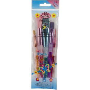 Big Kids Choice Chubby Arts & Crafts Brush Set-5 Per Pkg 