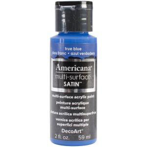 Americana Multi-Surface Satin Acrylic Paint 2oz-True Blue