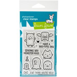Lawn Fawn Clear Stamps 3 inch X4 inch Monster Mash