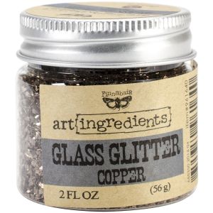 Finnabair Art Ingredients Glass Glitter 2Oz Copper