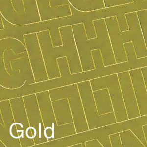 Permanent Adhesive Vinyl Letters and Numbers 2 inch 167 Per Pkg Gold
