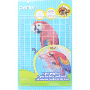 Perler Super Pegboard 1 Per Pkg -Rectangle Clear