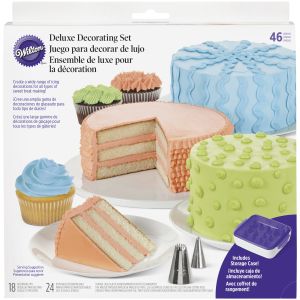 Deluxe Cake Decorating Set 46pcs 1 Pack of 46 Pieces