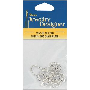 Box Chain 18 inch Silver