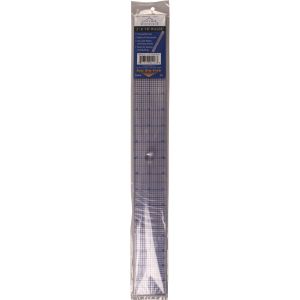 Cottage Mills Design Ruler W Knob 2 inch X18 inch 