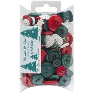 Dress It Up Embellishments Grab Bag Christmas