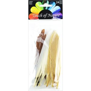 Duck Quill Feathers 24 Per PkgEarth Mix