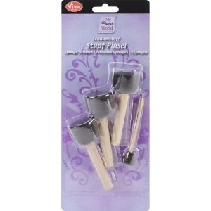 Sponge Brushes-4 Per Pkg 