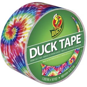 Patterned Duck Tape 1.88 inch X10yd Love Tie Dye