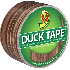 Patterned Duck Tape 1.88 inch X10Yd Woodgrain