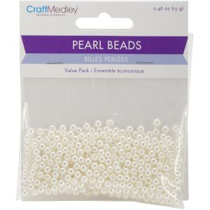 Pearl Beads Value Pack 4mm Ivory 480 Per Pkg