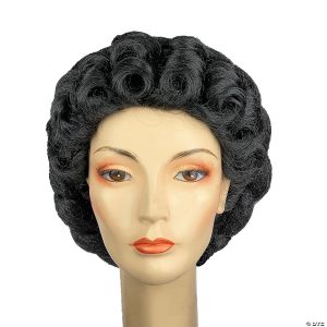 Morris 1870S VICTORIAN WIG-BLACK