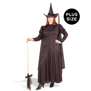 Forum Novelties Womens Wild N Witchy Classic Witch Costume Black Plus