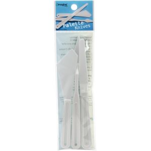 Plastic Palette Knives 3 Per Pkg -