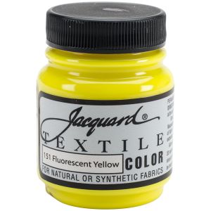Jacquard Textile Color Fabric Paint 2.25ozFluorescent Yellow