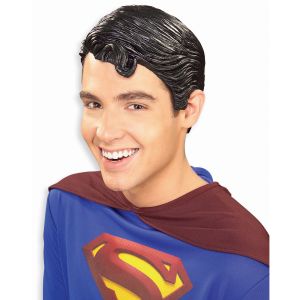 Rubies Dc Heroes And Villains Collection Superman Deluxe Wig Black One Size