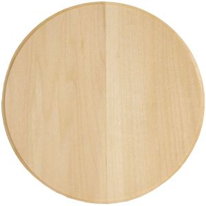 Basswood Circle Thin Plaque-6