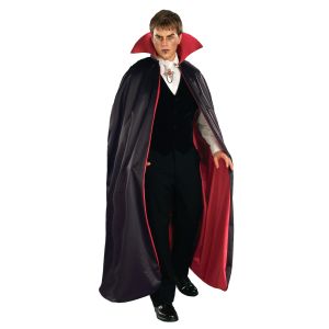 Forum Reversible Phantom Costume Cape 56 Inches Black Red One Size