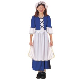 Forum Novelties Colonial Girl Costume Childs Medium