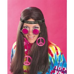 Rubies Feeling Groovy Female Hippy Accessory Kit Multicolored One Size