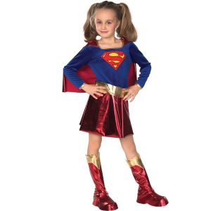 Dc Super Heroes Childs Supergirl Costume Medium