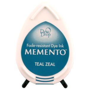 Memento Dew Drop Dye Ink Pad Teal Zeal