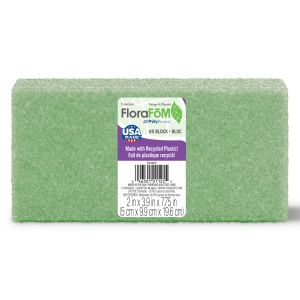 Floracraft Styrofoam Block 8 inch X4 inch X2 inch 