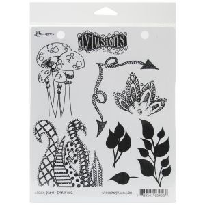 Dyan Reaveley s Dylusions Cling Stamp Collections 8.5inchesX7inches Doodle Parts 1 Pack of 1 Sheet