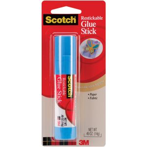 Scotch Restickable Glue Stick .49oz