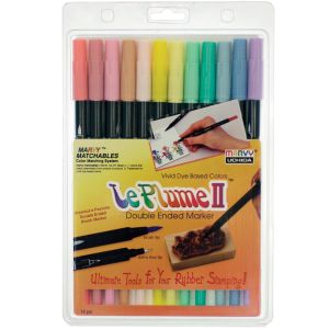 Le Plume II DoubleEnded Markers 12 Per PkgPastels