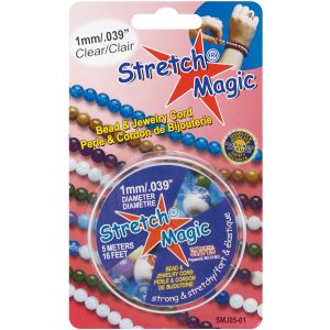 Stretch Magic Bead and Jewelry Cord 1mmX5m Clear