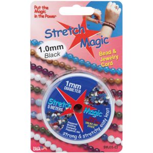 Stretch Magic Bead & Jewelry Cord 1mmX5m-Black