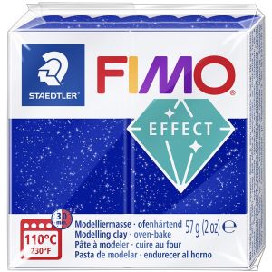 Fimo Effect Polymer Clay 2oz Glitter Blue