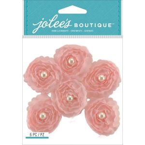 Jolee's Boutique Dimensional Stickers-Pink Small Florals