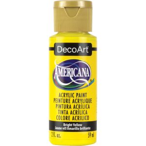 Americana Acrylic Paint 2ozBright Yellow Transparent
