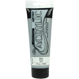 essentialsTM Acrylic Paint 4oz Silver