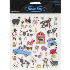 Sticker King Stickers Abstract Fun Farm