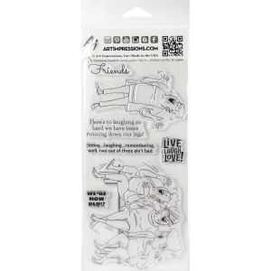 Art Impressions Clear Stamps Live Laugh Love
